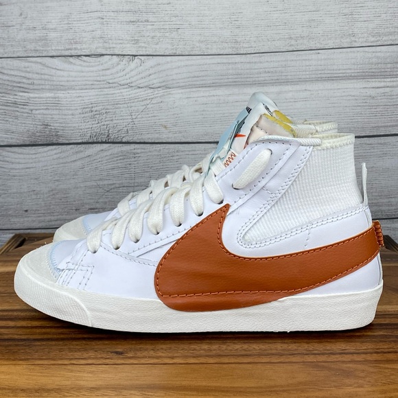 Nike Blazer Mid 77 Jumbo Dark Russet Orange Sneaker DD3111-101 Men’s Shoe Size 9 - Picture 1 of 13